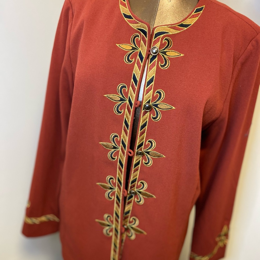Bob Mackie Embroidered blazer